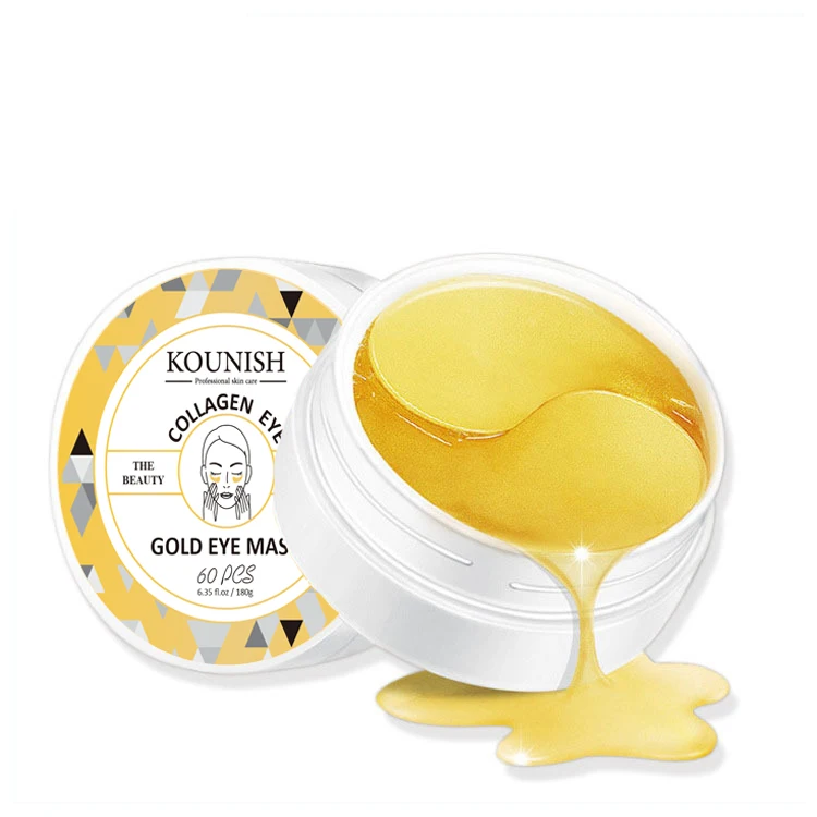 

Natural Organic Cosmetic Skin Care Remove Eye Bags Under Eye Gel Patches Gold Mask, Golden