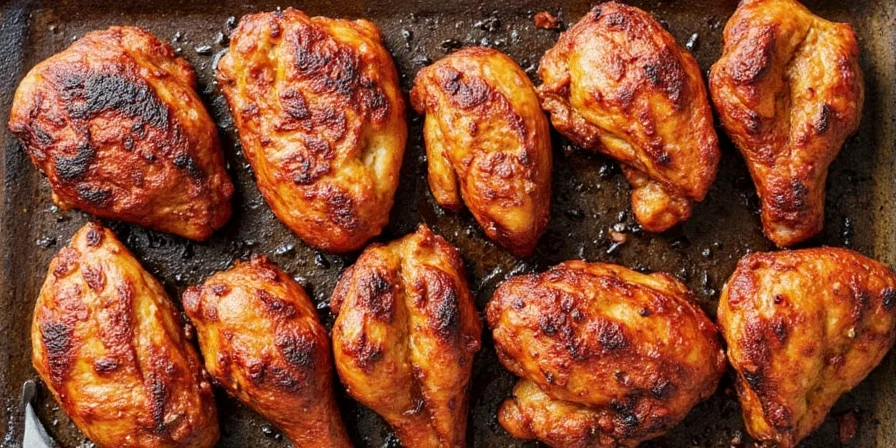 Jerk chicken skewers ready to grill