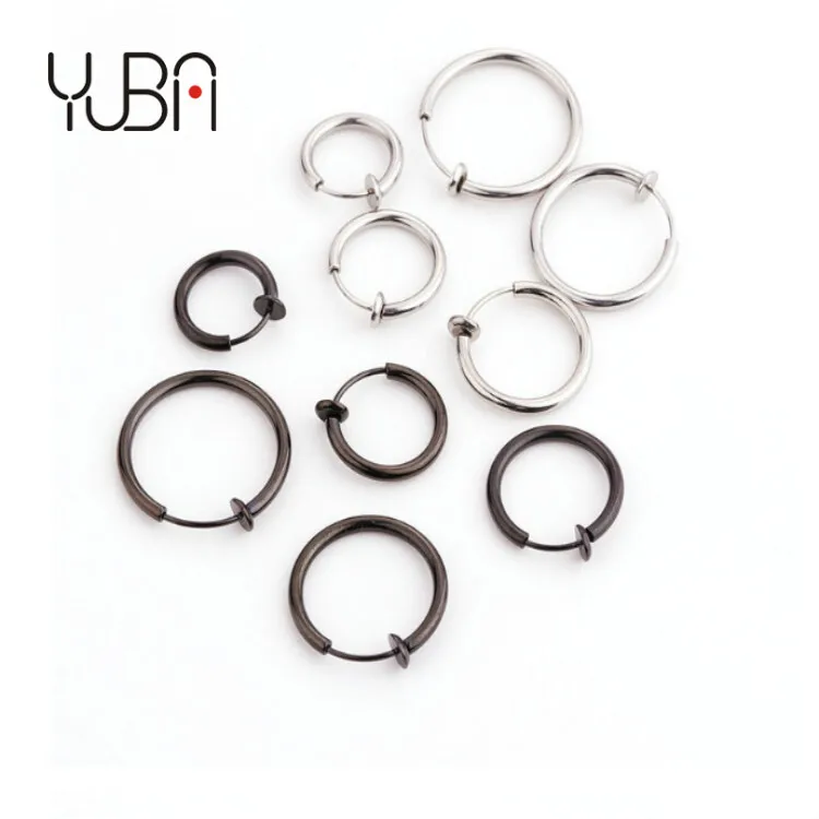 

Hot sale in Europe and America without pierced spring ear clip ear bone ring earrings jewelry nose ring earrings hypoallergenic