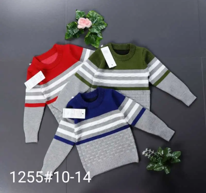 

Boy wholesale cotton knitted cardigan new sweater