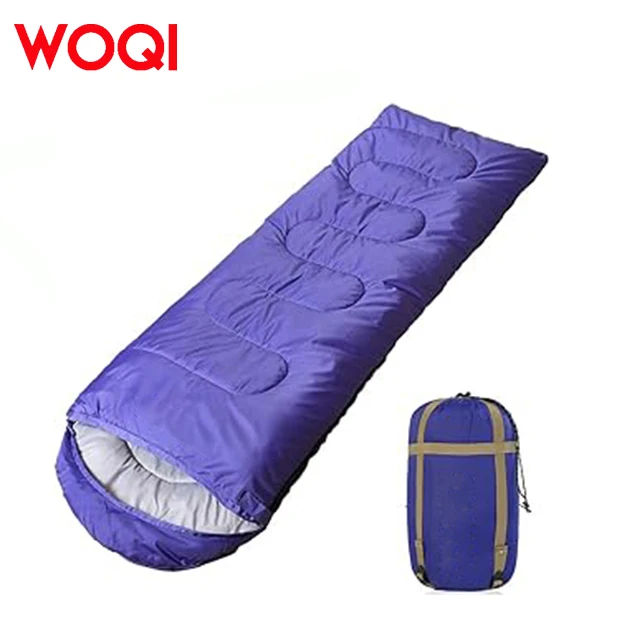 WOQI Waterproof and Lightweight Four Seasons Adult Camping Emergency Envelope Sleeping Bag