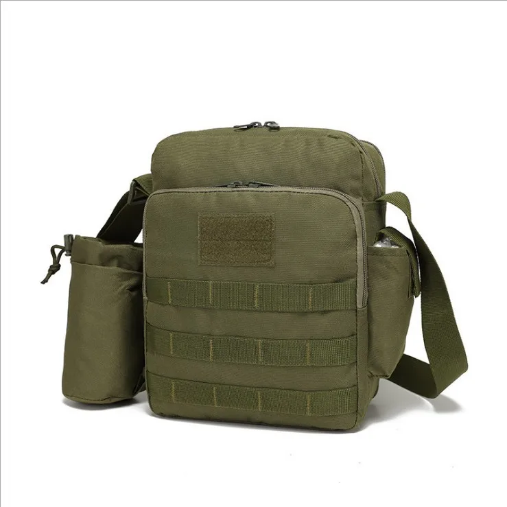 

MILITARY WATERPROOF HIGH DENSITY STRONG NYLON FABRIC SHOULDER BAG WITH KETTLE BAG