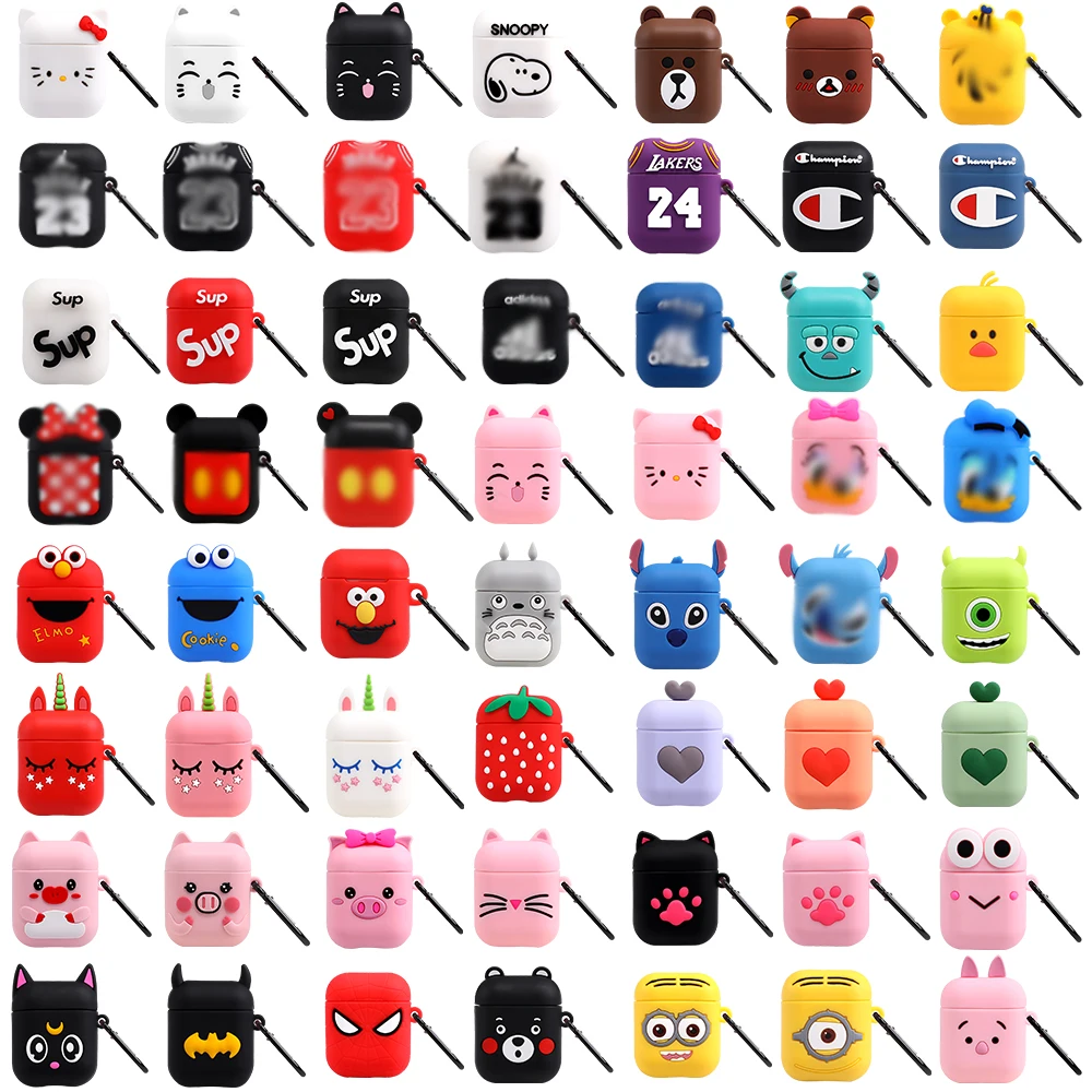 

Hot selling For Airpods Case Silicone Cute for airpod cases 2021 fashion high quality for earphone case, 63 colors