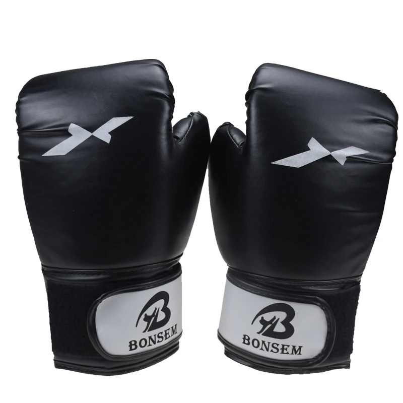 

Boxing Equipment Best Selling Mix Fight Leather with Wrist Support Black Color Wholesale Personalized OEM