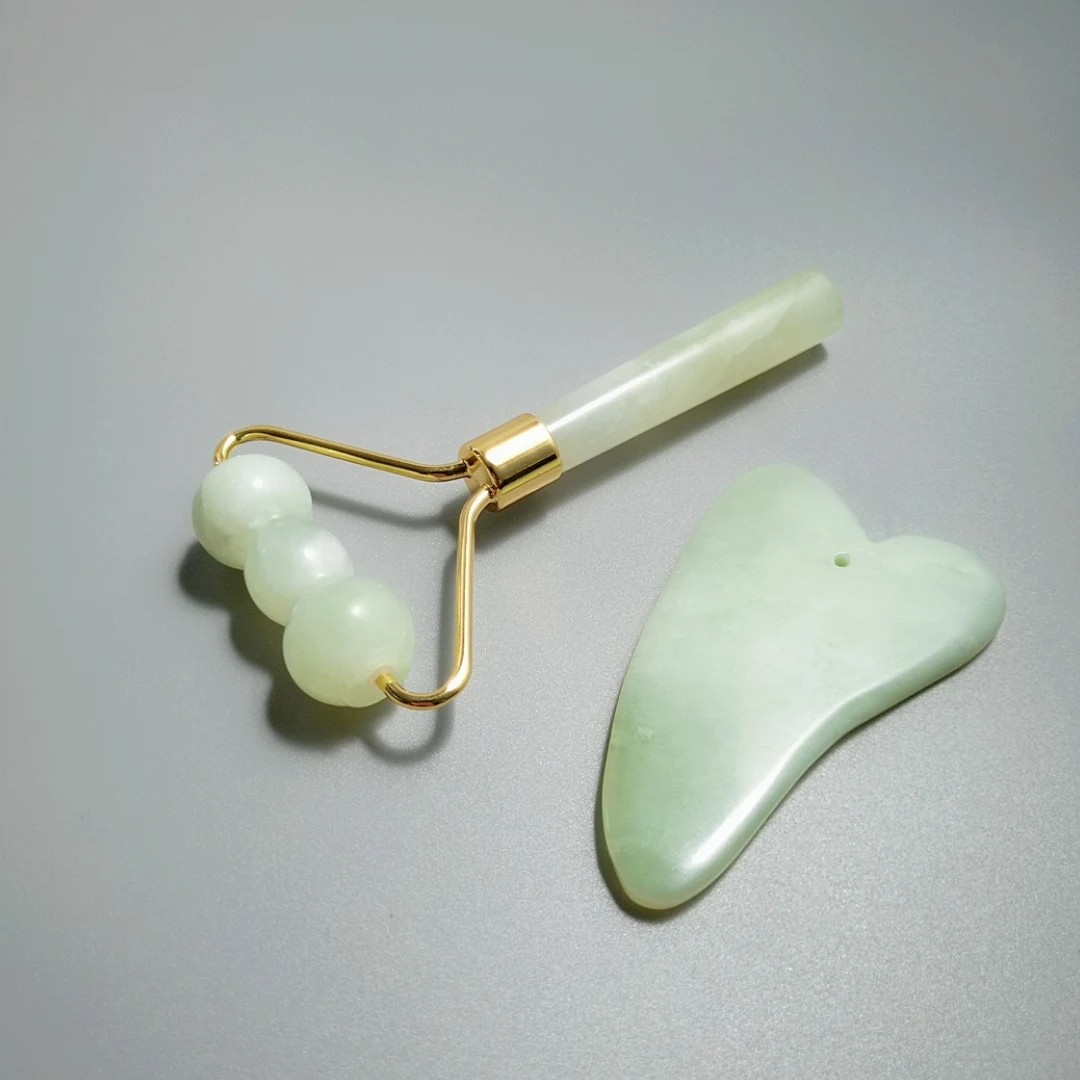 

Gua Sha Scraping Tool Xiuyan Jade Roller for Face Massage Facial Jade Roller in stock