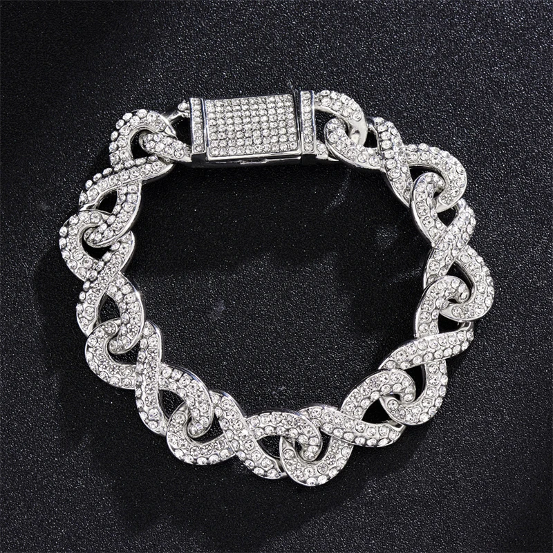 

New Figure 8 Cuban Chain Hip Hop Fashion Accessories Unisex Factory Wholesale
