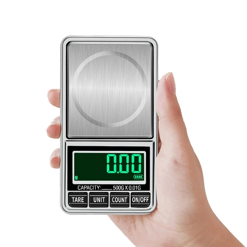 0.01 Weight Balance Electronic Scales 500g Mini Precision Digital