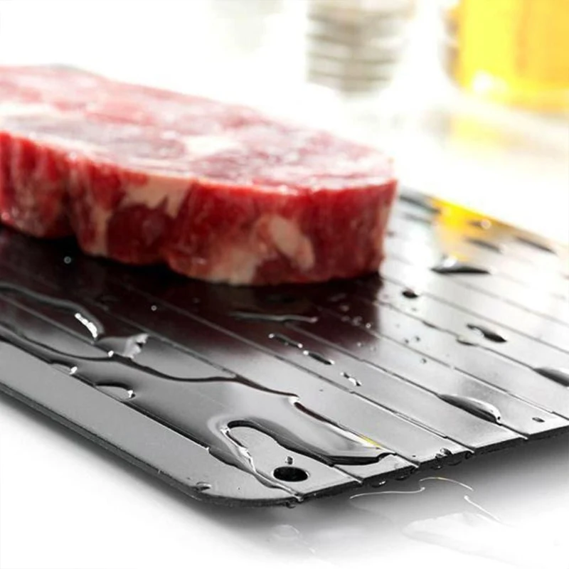 

Amazon Hot Sellings Kitchen Accessories Meat Fast Defrosting Tray Sets, Quick Thawing Plate Defrosting Food Tray For Frozen Meat