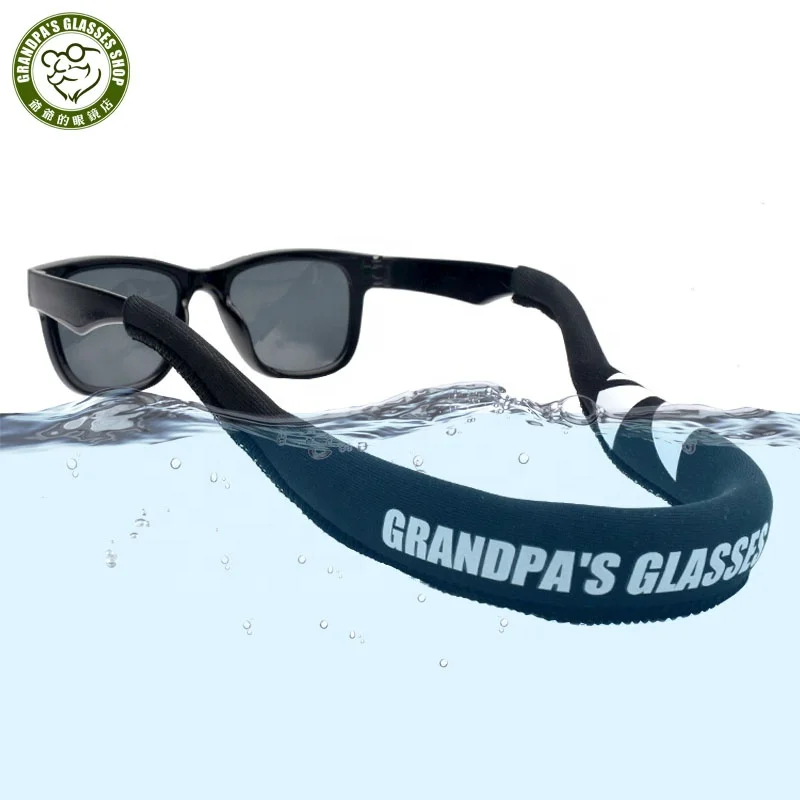 

Wholesale Promotional sunglasses accessories floating Water sports eyeglasses lanyards elastic neoprene sunglasses strap, Black /red /sky blue / fruit green