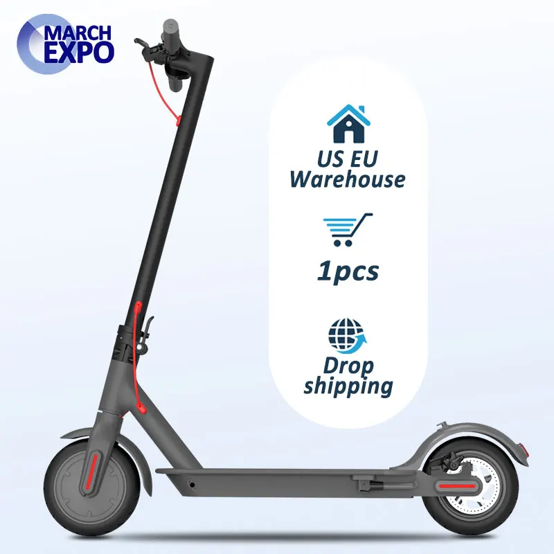 

QMWHEEL Europe Warehouse High Speed 30Km/H 350W Electric Scooter China Adult E-Scooter