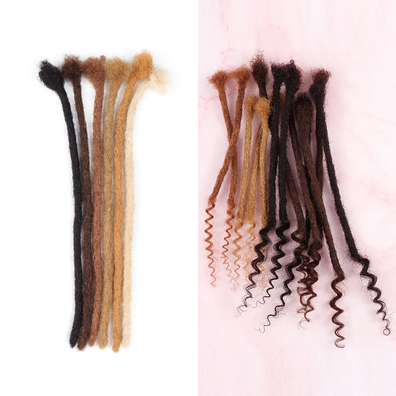 

Vastdreads wholesale human hair dreadlocks 0.4cm 0.6cm 0.8cm |loc extensions human hair| dreadlocks extension with curly ends