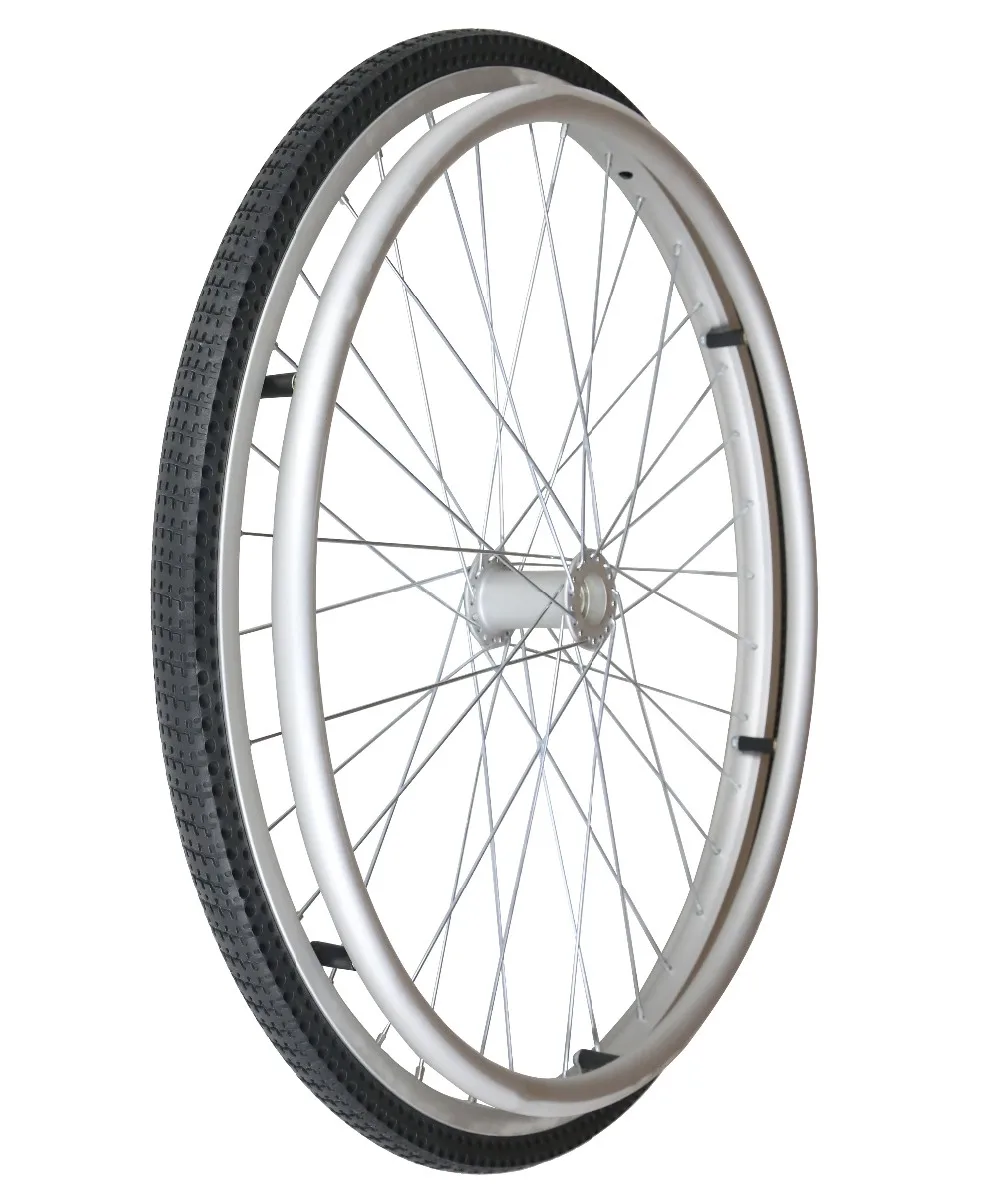 

Tubeless 26"-1.5 Decomposable Environmental Rubber Airless Bicycle Tires Bicycle Wheel