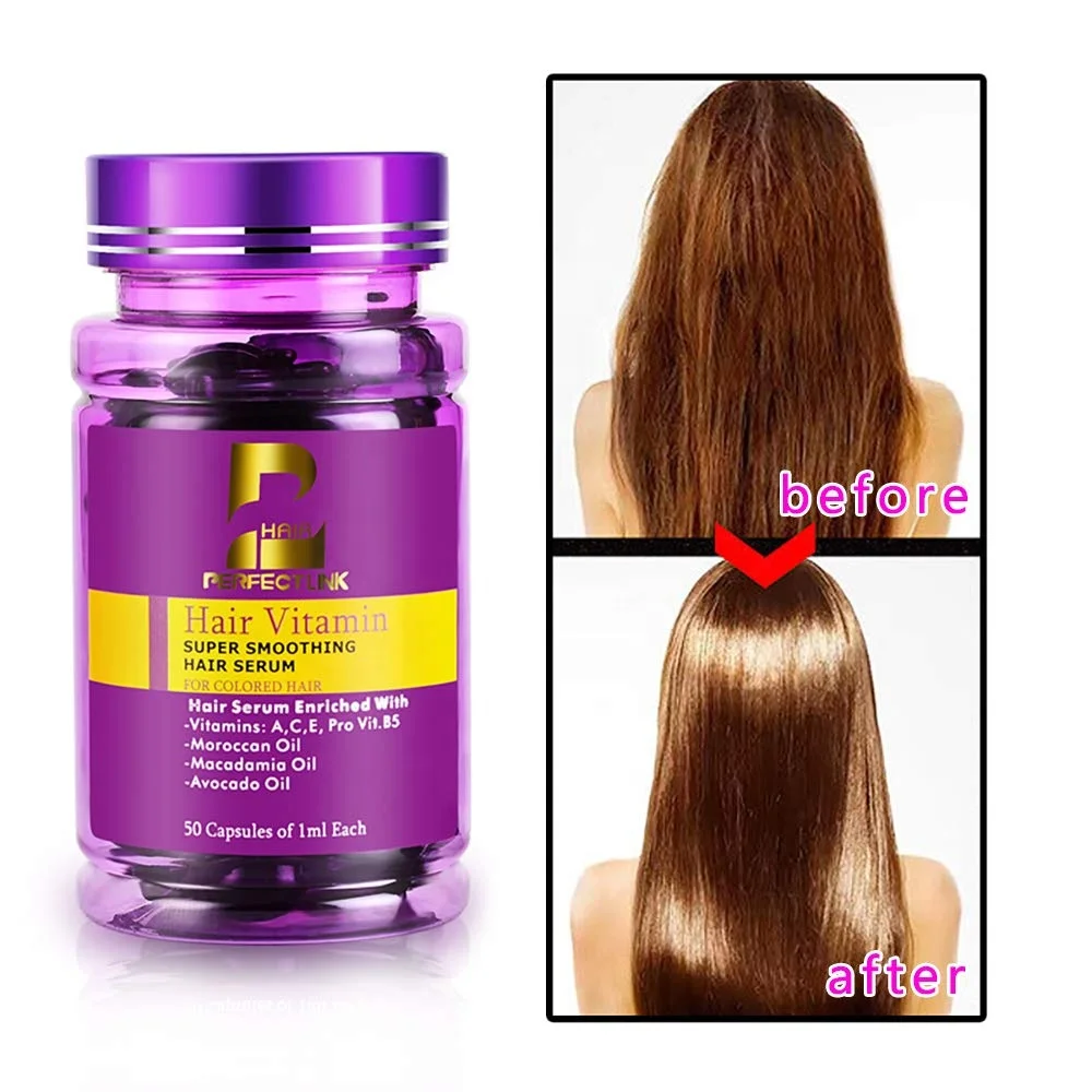 

Guangzhou Factory Custom Private Label Bottle Hair Care Repair Supplement Growth Hair Treatment Oil Vitamins Serum Capsules