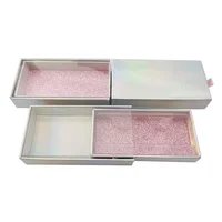 

Small Order Holographic Transparent Eyelash Packaging Pull Out Magnetic Box