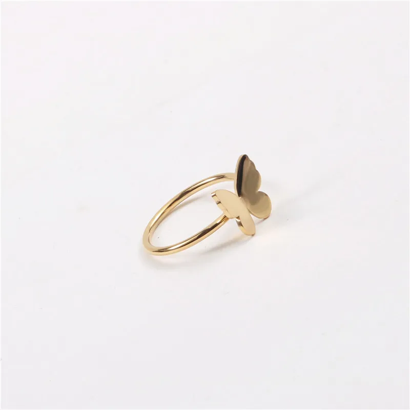 

Fashion Butterfly Jewelry Women Rings, Gold