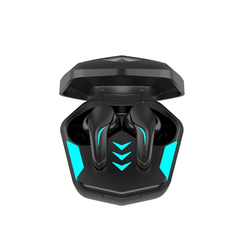 

2021 New Modle Low delay Gaming TWS Earbuds Wireless BT TWS Game Headset Earbuds Earphone With Colored LED Lights