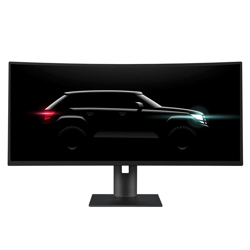 

curved monitor 3440 1440 100HZ gaming pc monitor 3800R, Black color