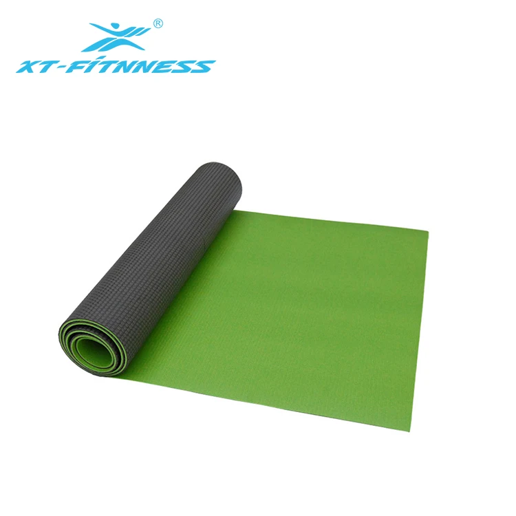 

Wholesale Double Layer Pvc Foam Soft Eco Friendly Double Color Yoga Mat