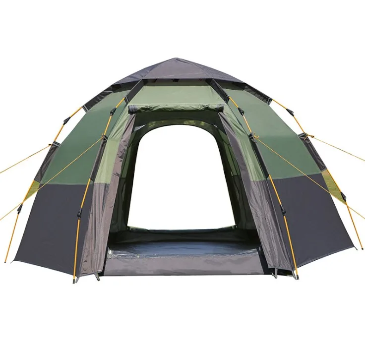 

Tent for Camping 7-8 Person Family Camping Tent Double Layers Two Doors Automatic Quick Set Up Tent