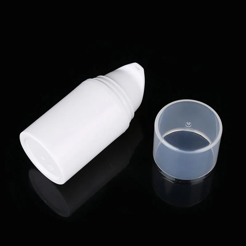 Personal Care PP Black Shoulder 15ml Airless Pump Bottles