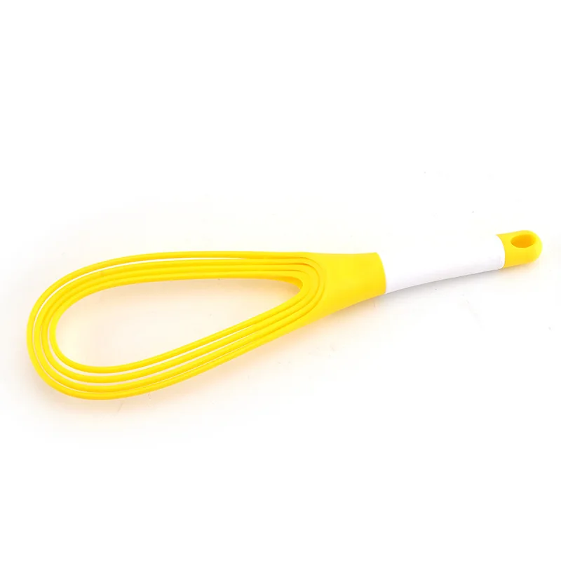 

Rotary Manual Beater Mixer Mini Plastic Kitchen Whisk Bake Tool Agitator Silicone Eco-Friendly Foamer Wisk, As photo
