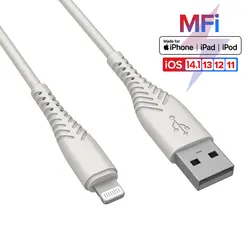MFi Lighting Cable iphone Charger Cable MFI Certified Cable For Apple Authorized Factory License For iPhoneX 12 USB Data Cabo