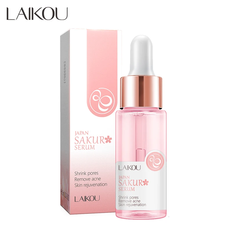 

Private label Laikou skin care products 30ml facial whitening Sakura face serum