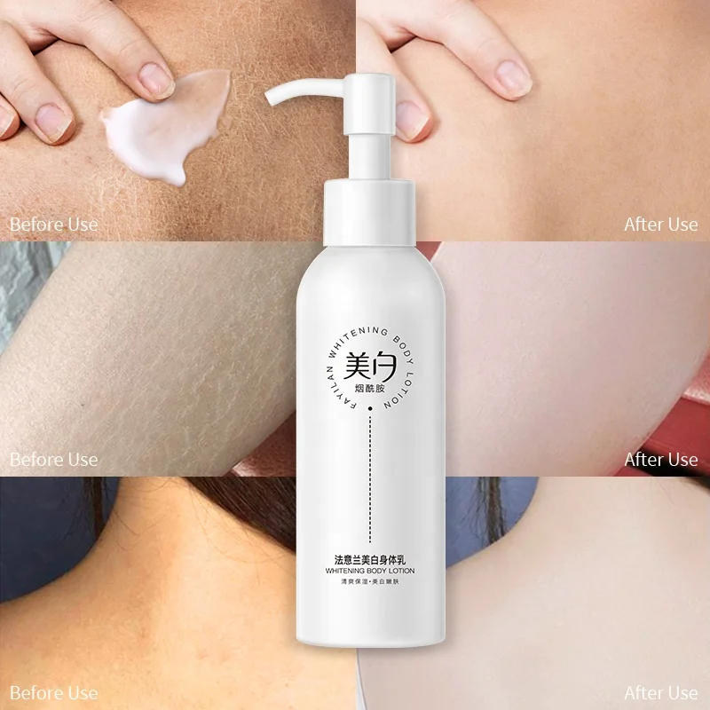 

Instant Whitening Moisturize Body Lotion - CFDA Certified Product with Nicotinamide Arbutin Non-sticky Skin Tone-up White Cream