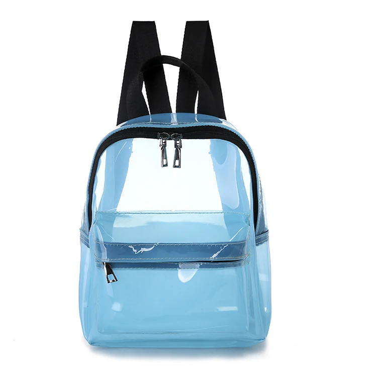 

Fashion Sports Travel Girls Students Backpack PVC Transparent Bag