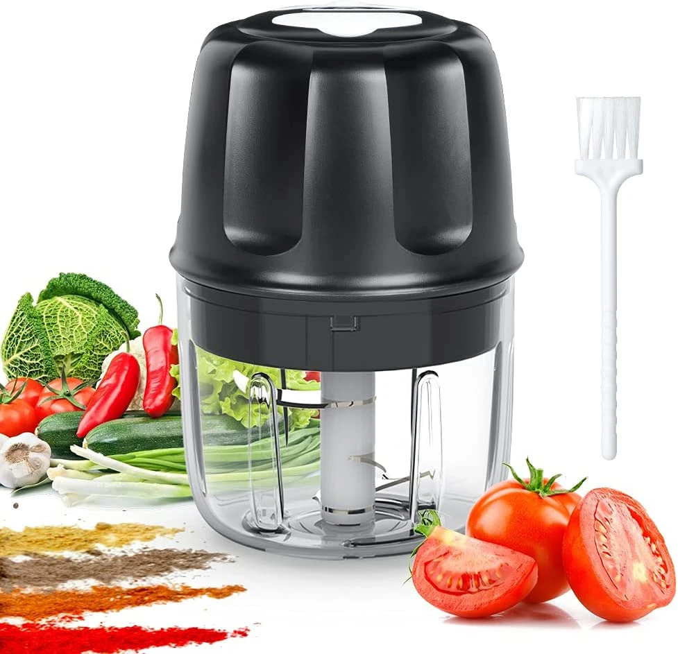 Durable Electric Kitchen Tool Garlic Chopper Fruit and Vegetable Mini Wireless Food Chopper