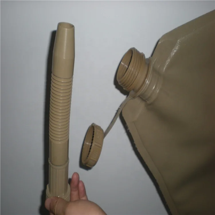 

TPU foldable plastic motorcycle fuel bag/Oil Flexi Bag, Dark green
