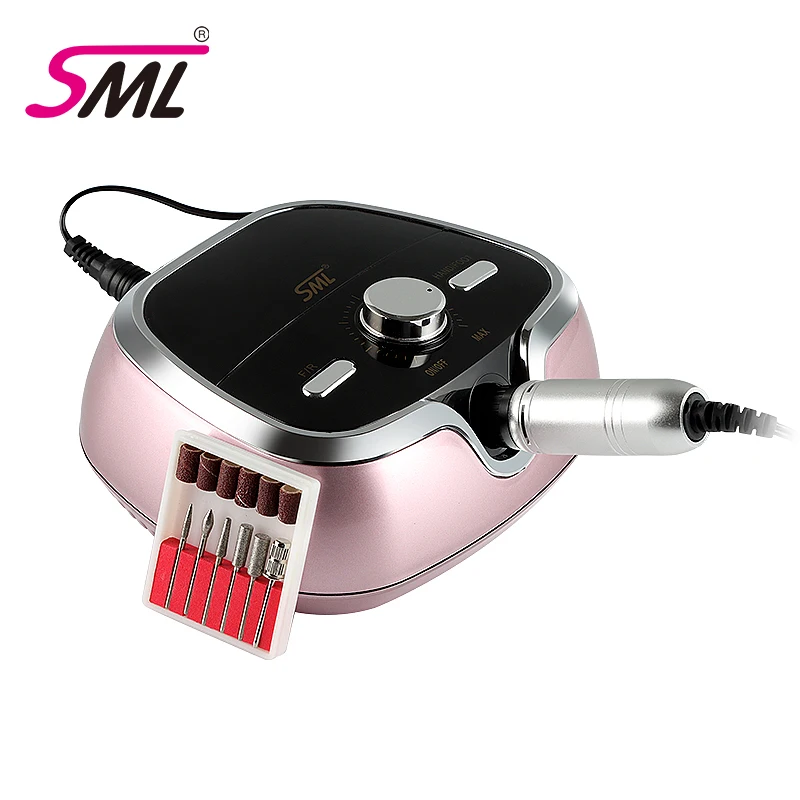 

SML Professional manicure machine 2021 OEM / ODM nail art drill 35000 rpm new brushless electric nail drill for nail beauty