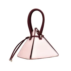 2021 Fashion Trendy Solid PU Ladies Purses Handbags Cross Strap Shoulder Girl Phone Small Bags Women Triangle Bag