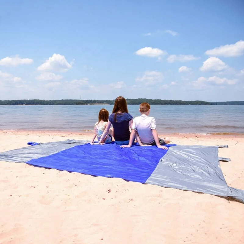 

i@home Multifunction large foldable travel pocket outdoor waterproof beach blanket, 3 colors