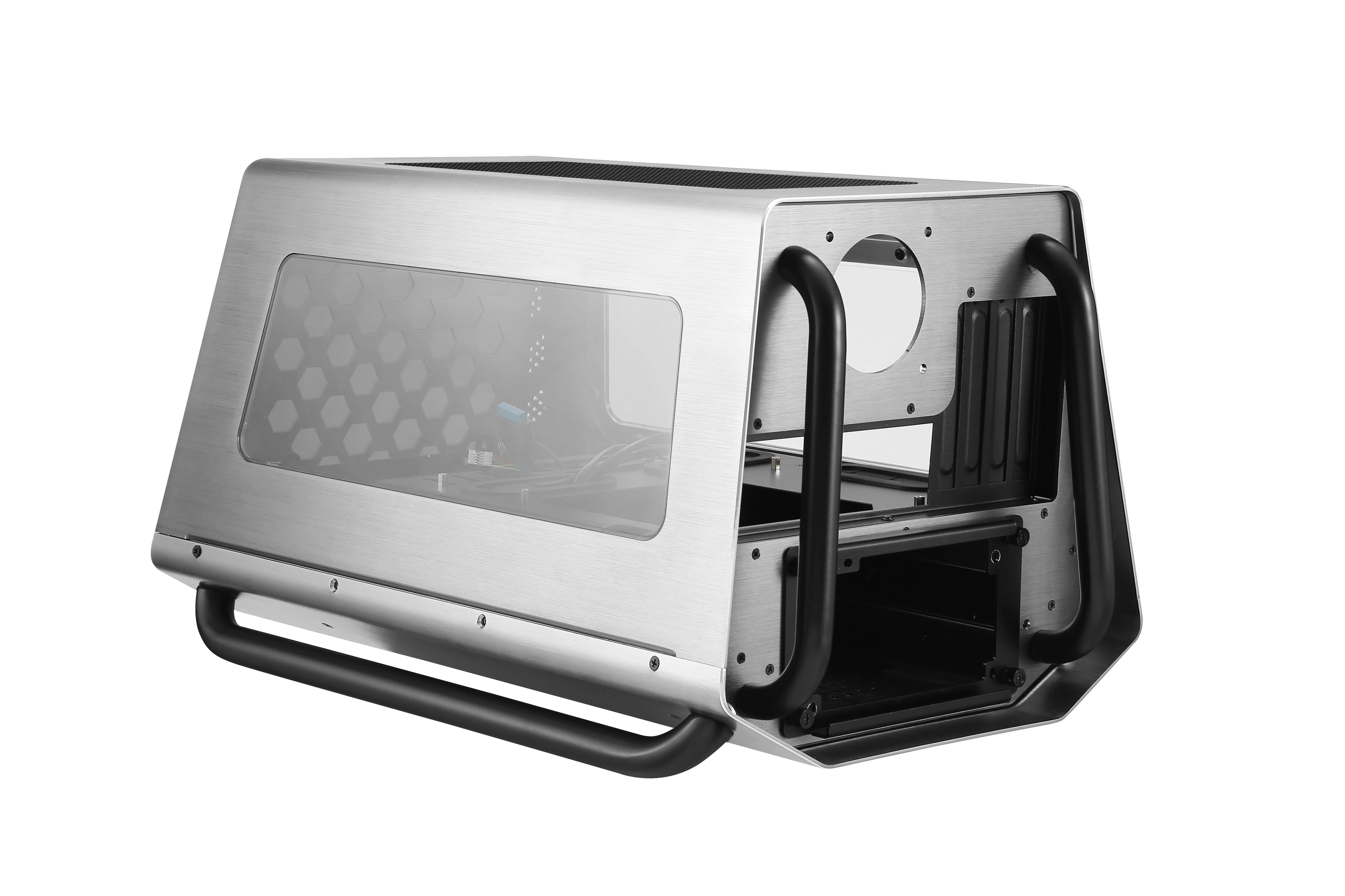 Monitor Towers White Professional Pc Tower Rgb Mother Board Itx Miniitx Cover Fabric Laptop