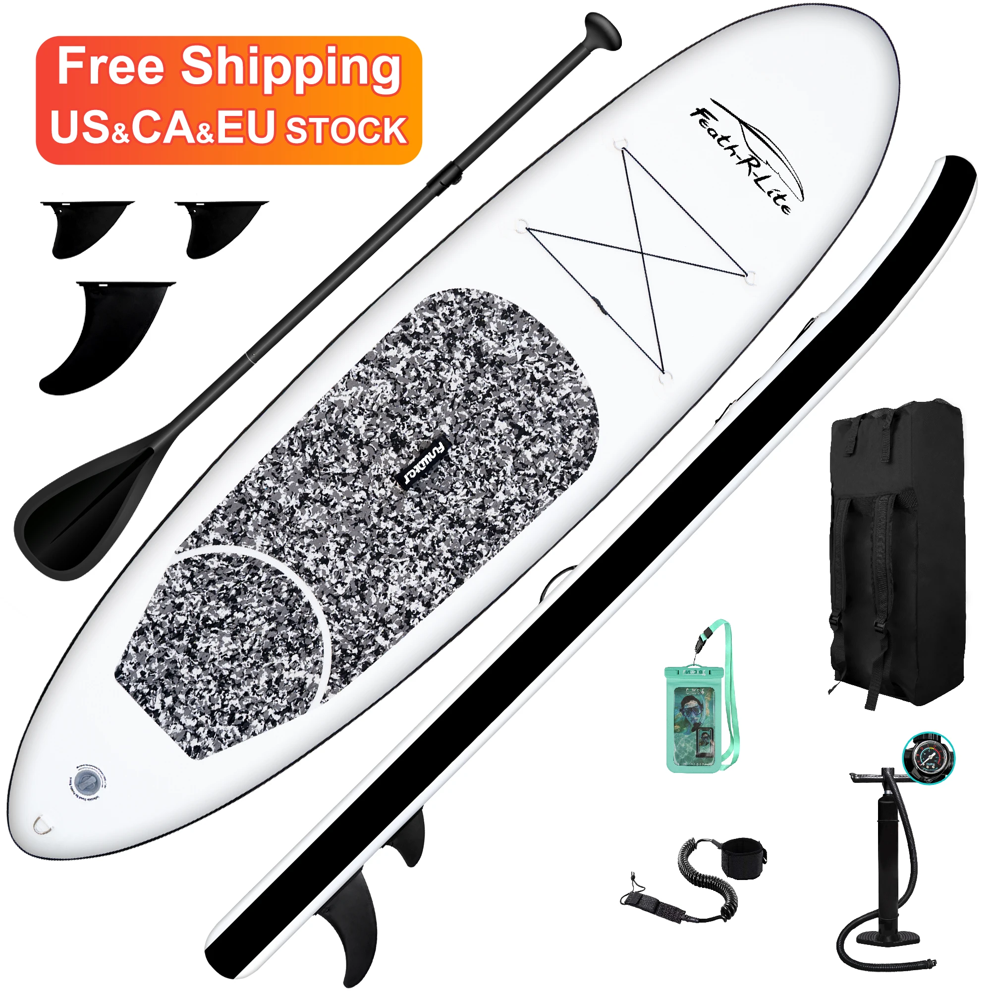 

FUNWATER Free Shipping Dropshipping OEM 10 'x 32" x 6" supboard surfboard paddle surf inflatable paddle board sup peddel iboard
