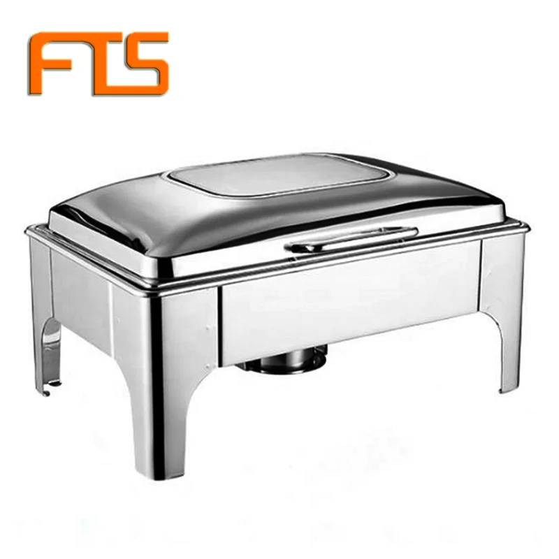 

FTS Buffet Dishes Set Alcohol Fuel Stove Catering Food Warmer Stainless Steel Chafing Dish