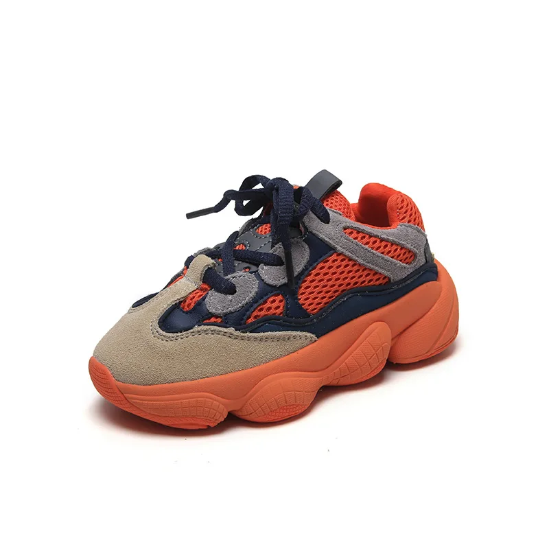 

2021 Boys Girls Fashion Brand Sneakers Toddler Little Big Kids Casual 500 Chunky Trainers Children Sports School Walking Shoes
