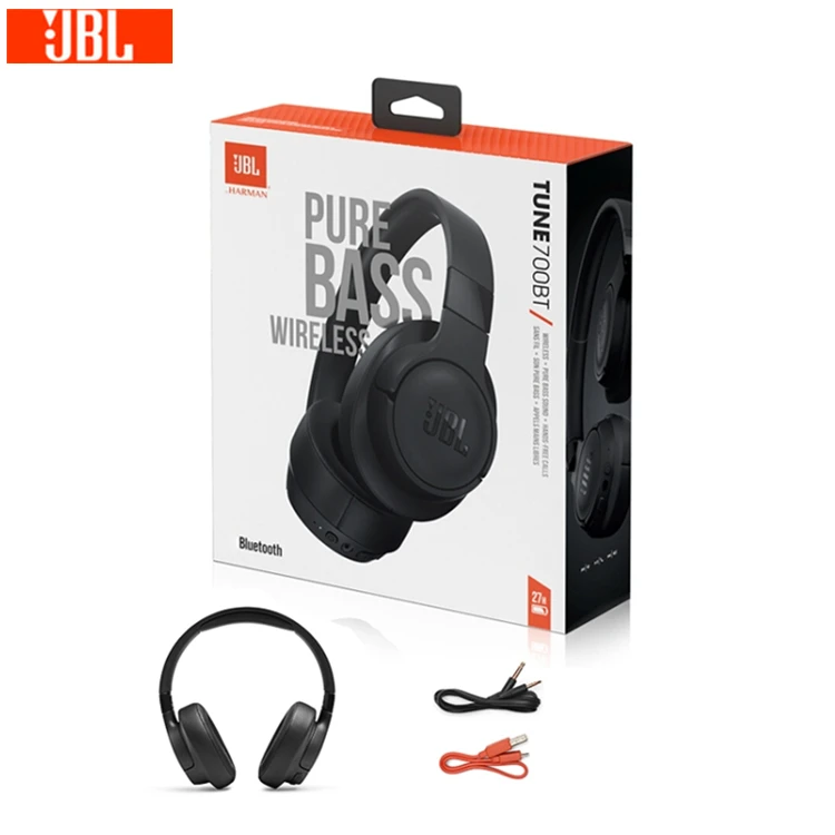 

Wholesale Price JBL TUNE 700BT Wireless Head-mounted Headphone Support Hands-free Calling Earphones Headsets