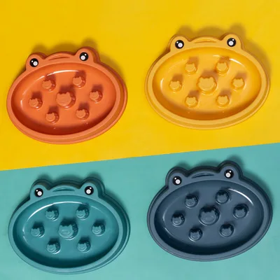 

Frog Shape Dog Pet Cat Food Slow Bowl Feeder Hunde Napf Gamelle Chien Comedero Gato Perro Bebedero Platos Para Gatos Perros