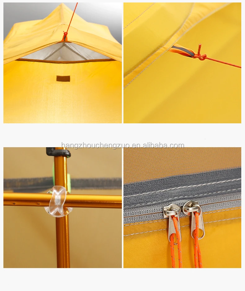 CZX-411 Professional 3~4 Person Mountain Camping Tent,Ultralight 3~4 Person camping tent customize with logo&color