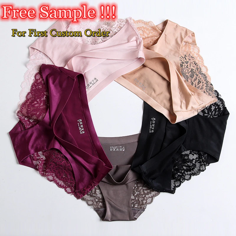 

2021 new arrival Hollow Out Flower Lace seamless cotton panties women underwear