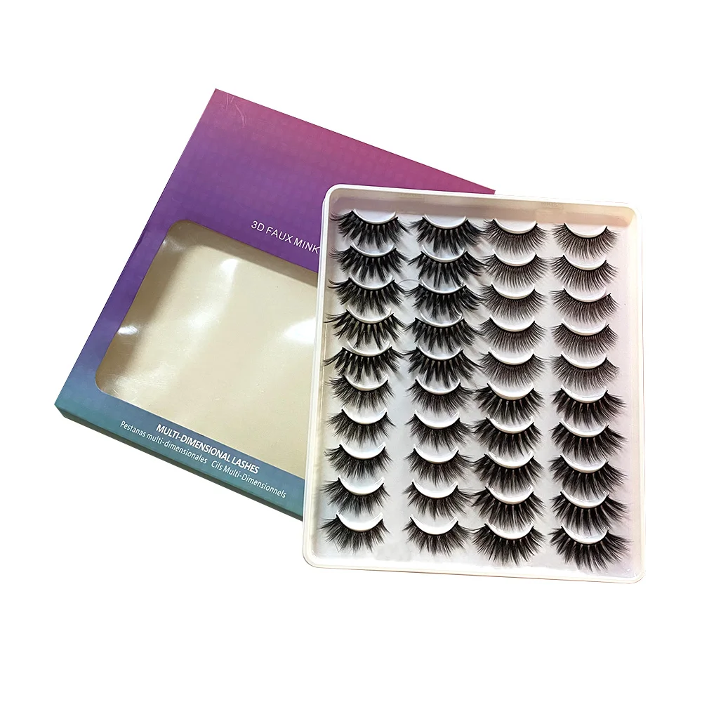 

Hot Sale Eyelash Books Private Label 20 Pairs Lash Book with Logo