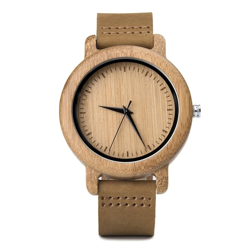 

DODO DEER Couple Leather strap Wood Watch OEM Minimalist Design Custom Watch Dropshipping