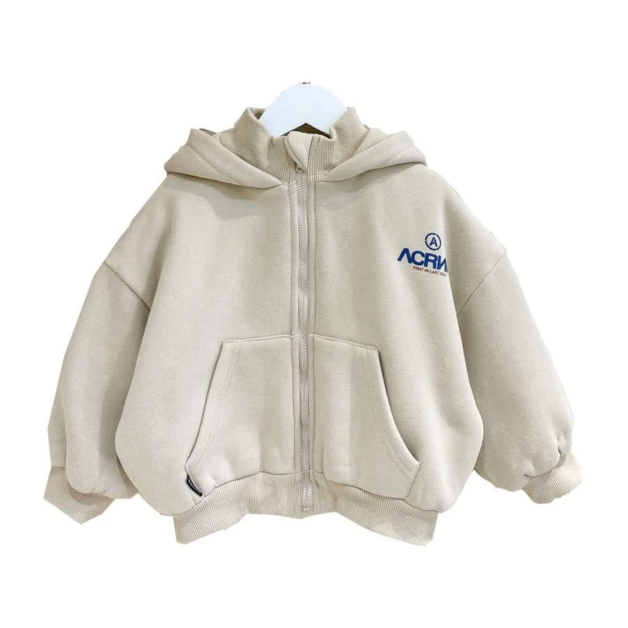 
Winter warm children outwear coats thickened fleece hoodie for kids boys  (1600142575856)