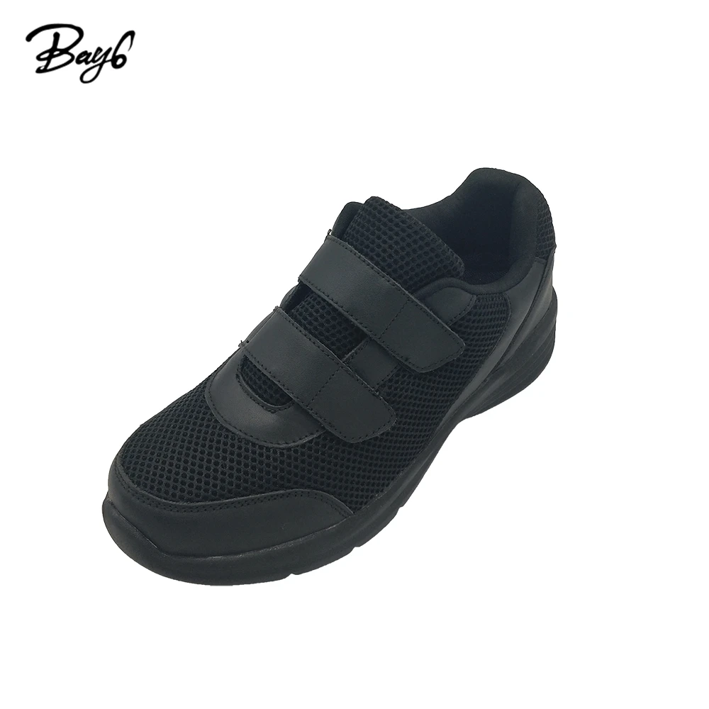 Custom Made Genuine Leather Women Diabetic Orthopedic Shoes For Swollen