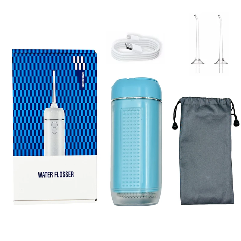 

water flosser teeth cleaning Professional cordless rechargeable dental oral rinse super spray4 sprinkler heads PX7 waterproof