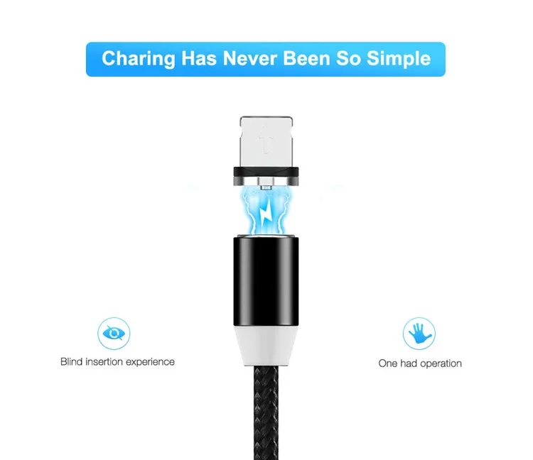 2020 new 3 in 1 Magnetic Usb Data Cable for Micro IOS Type-C Cell Phone Free Sample 1M Mobile Phone Charging Line - ANKUX.COM
