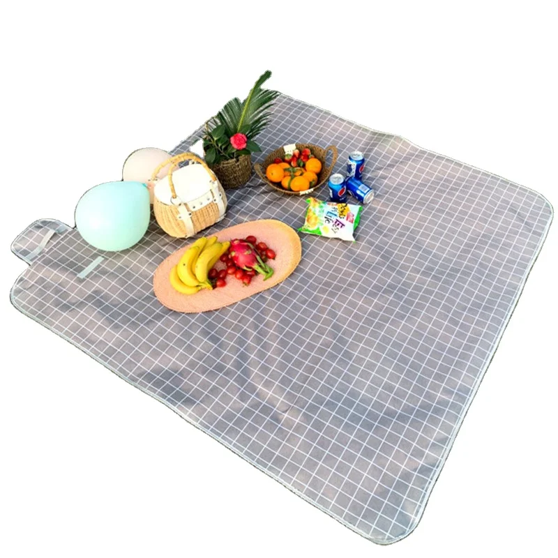 

Hot selling fashion waterproof durable portable picnic mat folding square outdoor beach custom picnic blanket camping mat, Blue,black, white, red etc
