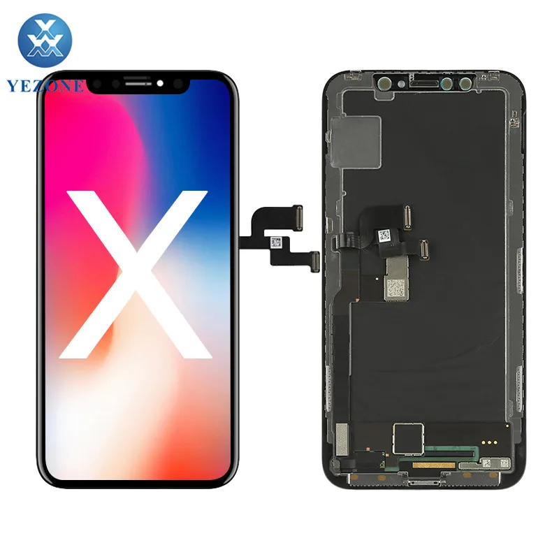 

Wholesale for iPhone X LCD screen Replacement phone lcds for iphone X Display, White / black